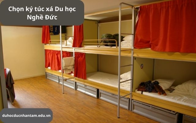 Chọn ký túc xá Du học Nghề Đức