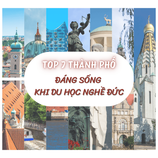 Top 7 Thành phố đáng sống khi du học nghề Đức