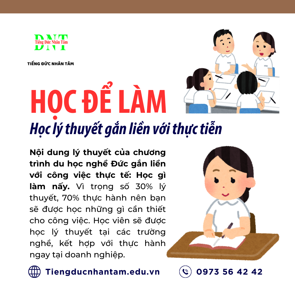 Học để làm - Học lý thuyết gắn liền với thực tiễn